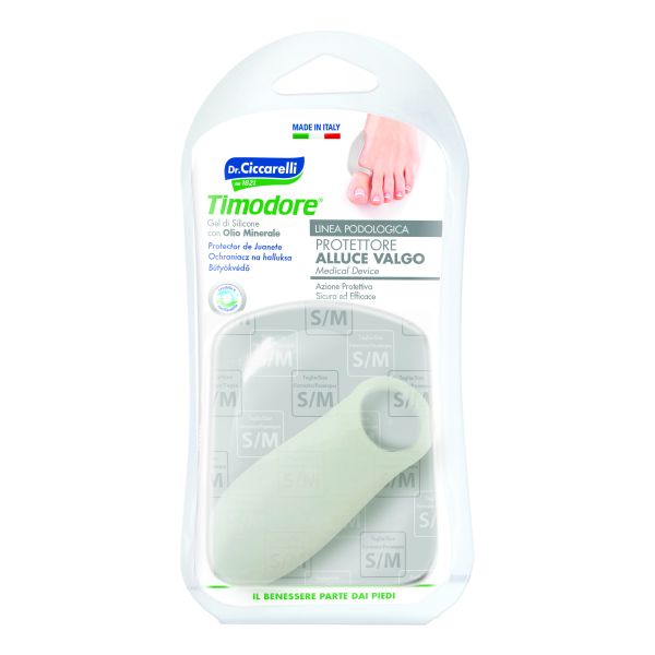 PROTETTORE ALLUCE VALGO IN GEL DI SILICONE  1 PEZZO