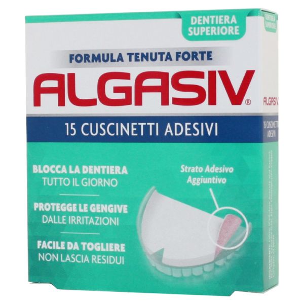 ALGASIV ADESIVO PROTESI SUPERIORE 15 PZ