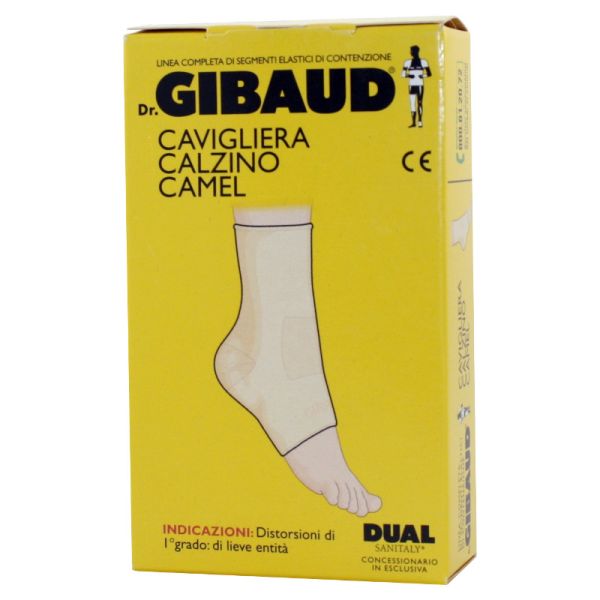 GIBAUD CAVIGLERA CALZINO COLORE CAMEL TG