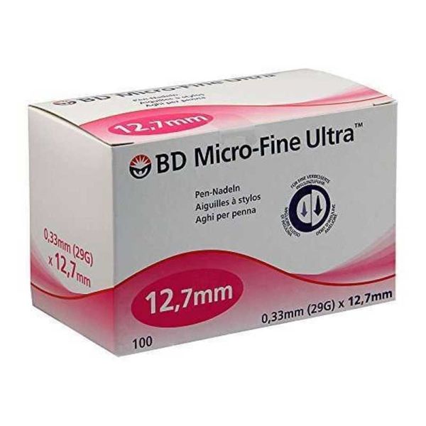 AGO PER PENNA DA INSULINA BD MICROFINE IV GAUGE 29 12,7 MM 100 PEZZI
