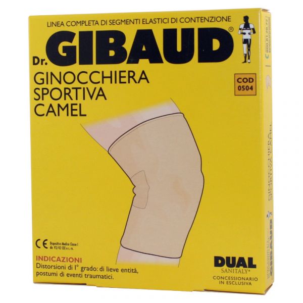 GIBAUD GINOCCHIERA SPORTIVA CAMEL TAGLIA 4