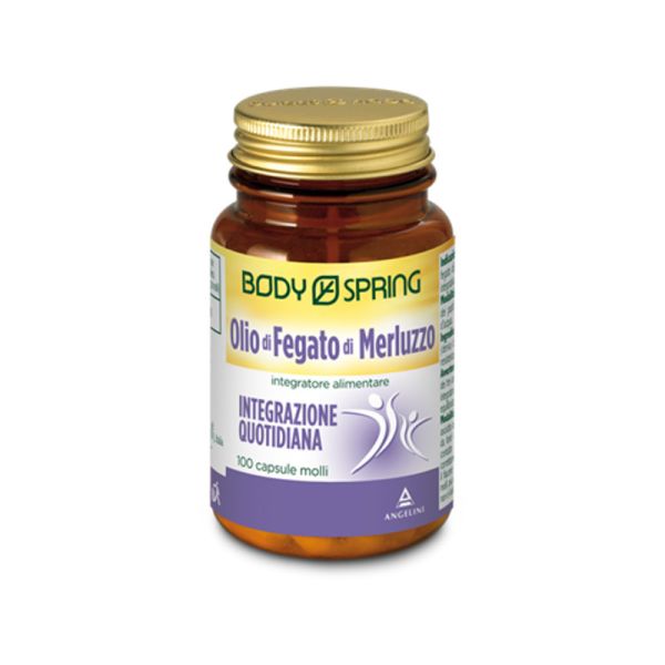 BODY SPRING OLIO FEGATO DI MERLUZZO 100 CPS