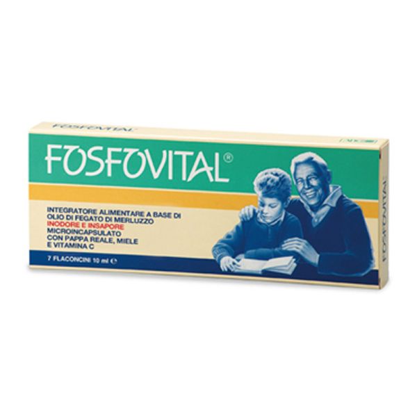 FOSFOVITAL OLIO FEGATO DI MERLUZZO 7 FLACONCINI