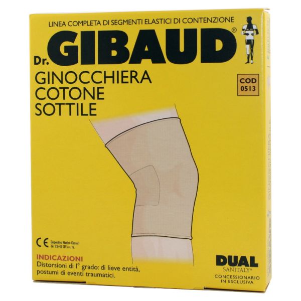 GIBAUD GINOCCHIERA COTONE SOTTILE BEIGE