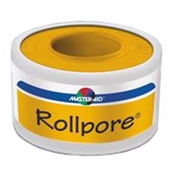 CEROTTO IN ROCCHETTO MASTER-AID ROLLPORE TESSUTO NON TESSUTO 5X1,25