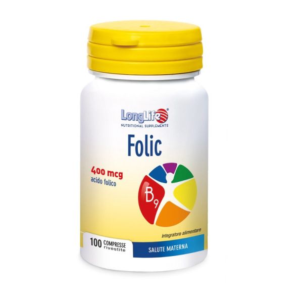 LONGLIFE FOLIC 400MCG 100 CPR