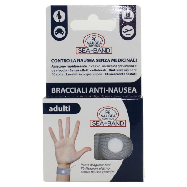 P6 NAUSEA CONTROL SEABAND BRACCIALE ADULTI