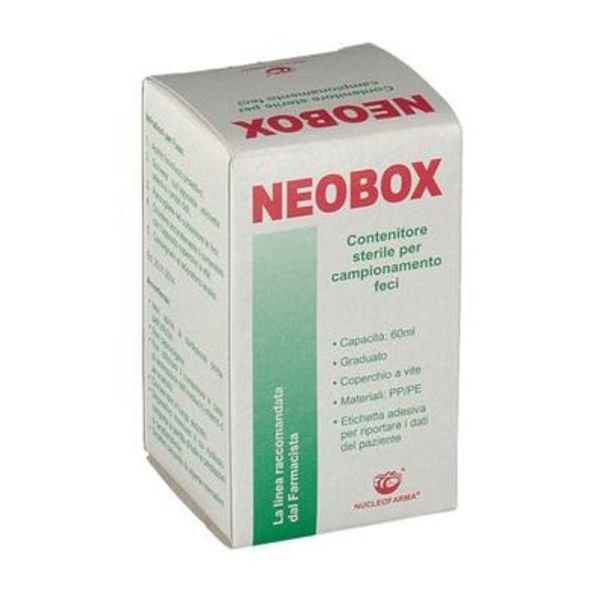 CONTENITORE PER FECI NEOBOX CAPIENZA 60ML