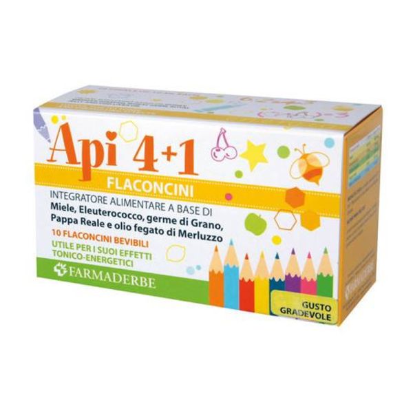 API 4+1 10 FLACONCINI DA 10 ML