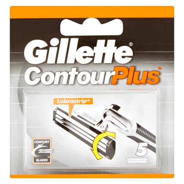 GILLETTE CONTOUR PLUS LAME 5 PEZZI