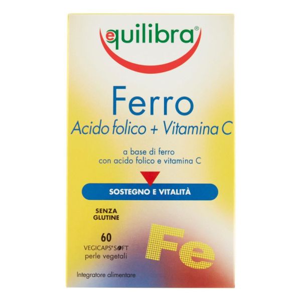 EQUILIBRA FERRO E VITAMINA C 60 PERLE