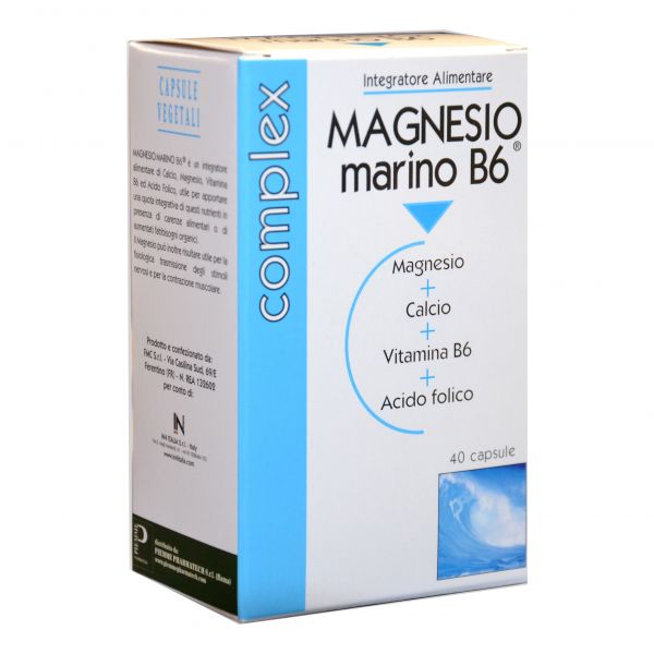 COMPLEX MAGNESIO MARINO B6 40 CAPSULE PIEMME