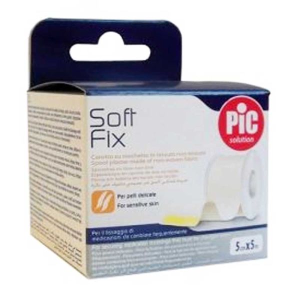 CEROTTO IN ROCCHETTO PIC SOFT FIX TESSUTO NON TESSUTO 5X500 CM CON FUSTELLA