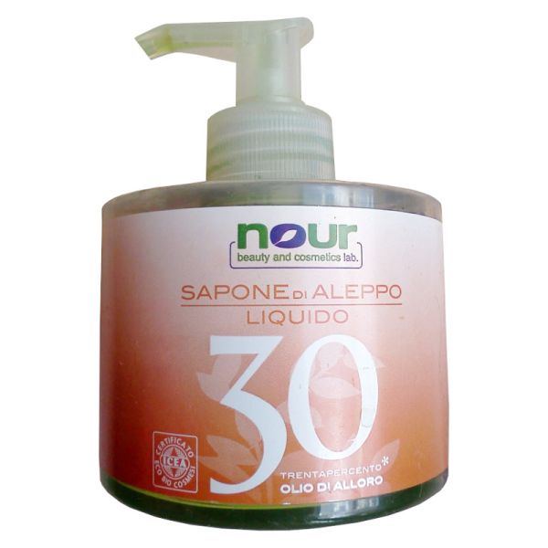 ALEPPO SAPONE LIQUIDO 30% ALLORO DISP