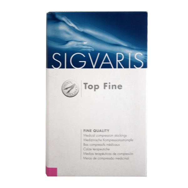 SIGVARIS 702 CCL2 TFQ AUTOREGGENTE PUNTINI TOP FINE CORTA PUNTA APERTA M