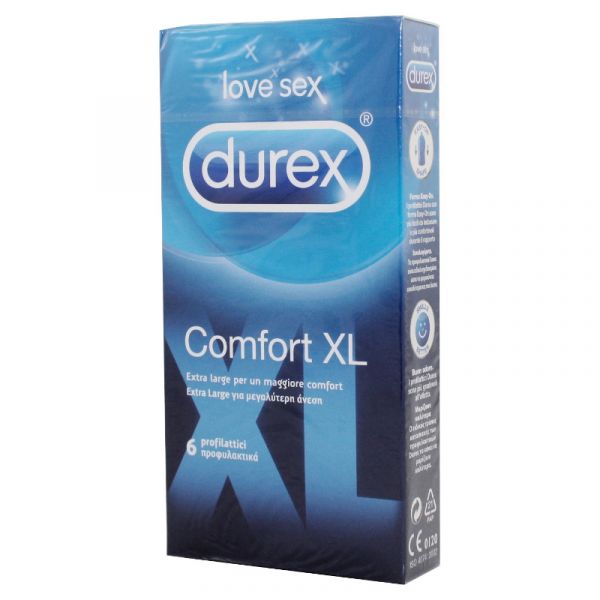 DUREX COMFORT EXTRA LARGE 6 PZ