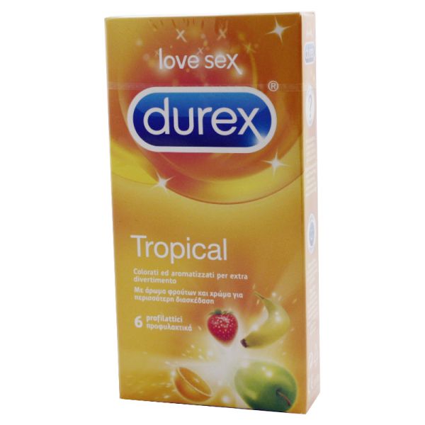 DUREX TROPICAL EASY ON 6 PZ