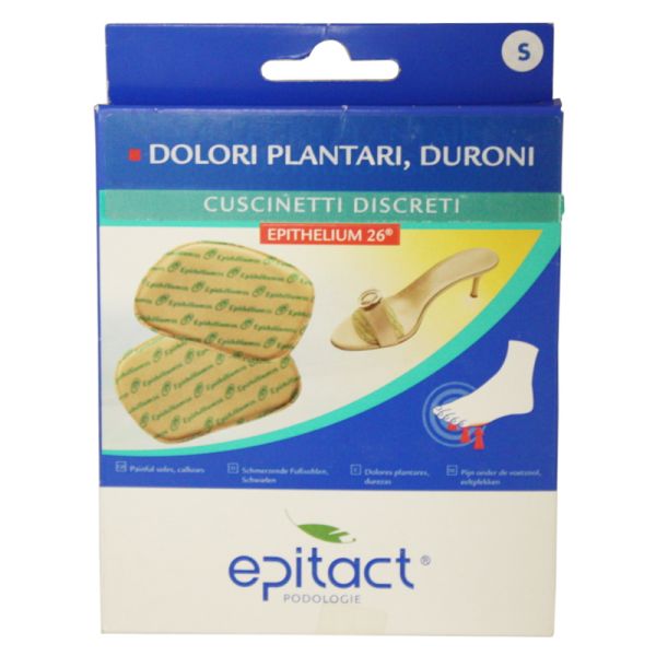 CUSCINETTO DISCRETO PER DOLORI PLANTARI E DURONI IN GEL DI SILICONE