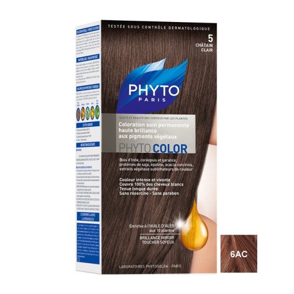 PHYTO PHYTOCOLOR 6AC BIONDO SCURO MOGANO RAMATO