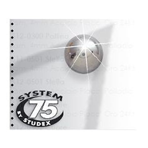 SYSTEM75 ORECCHINI PALLINA ACCIAIO 3MM 2 PEZZI