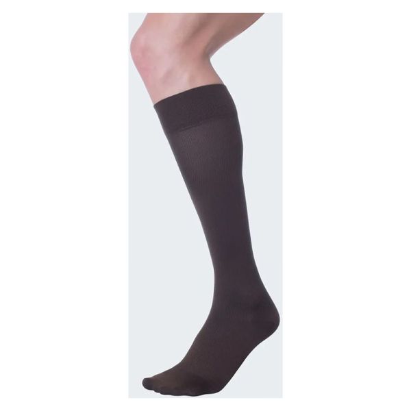 MEDI 18 MMHG UOMO GAMBALETTO MICROFIBRA NERO 2 1850MI