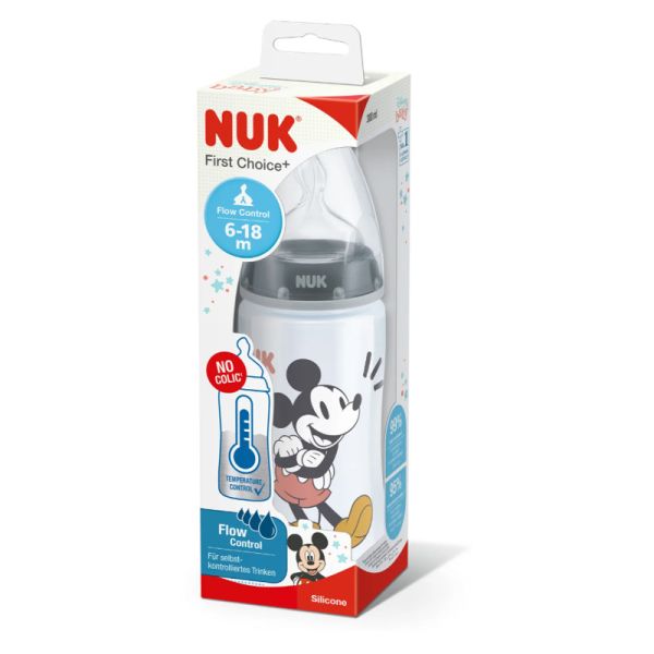 NUK BIBERON MICKEY 300 ML 6-18 M