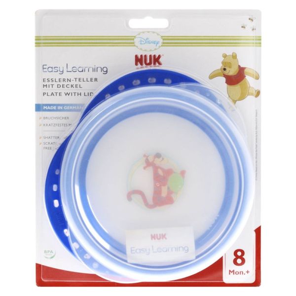 NUK WINNIE POOH PIATTO PIANO BLU 8+ M