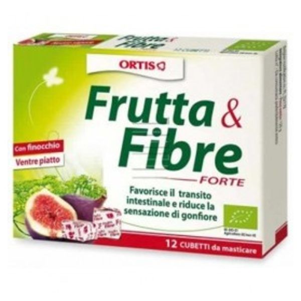 FRUTTA E FIBRE FORTE BIO 12 CUBETTI