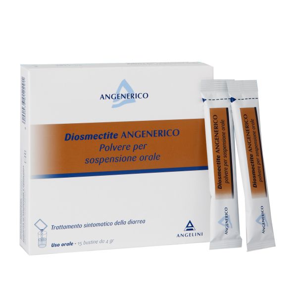 DIOSMECTITE ANGENERICO INTEGRATORE PER DIARREA 15BUSTINE