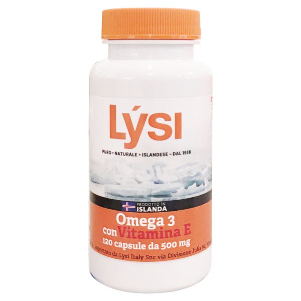 LYSI OMEGA-3 CON VITAMINA E 120 CPS