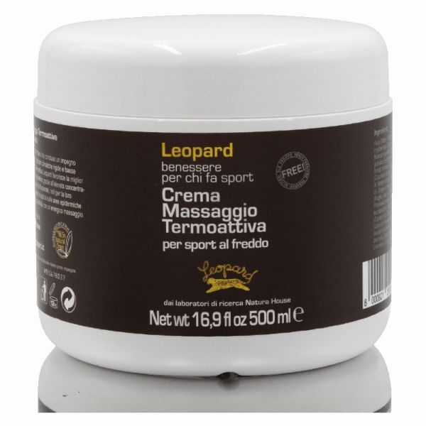 LEOPARD CREMA MASSAGGIO TERMOATTIVA PROFESSIONALE