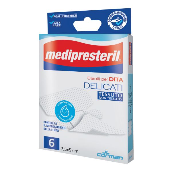 MEDIPRESTERIL CEROTTO DELICATO TNT 7,5X5CM 6 PEZZI