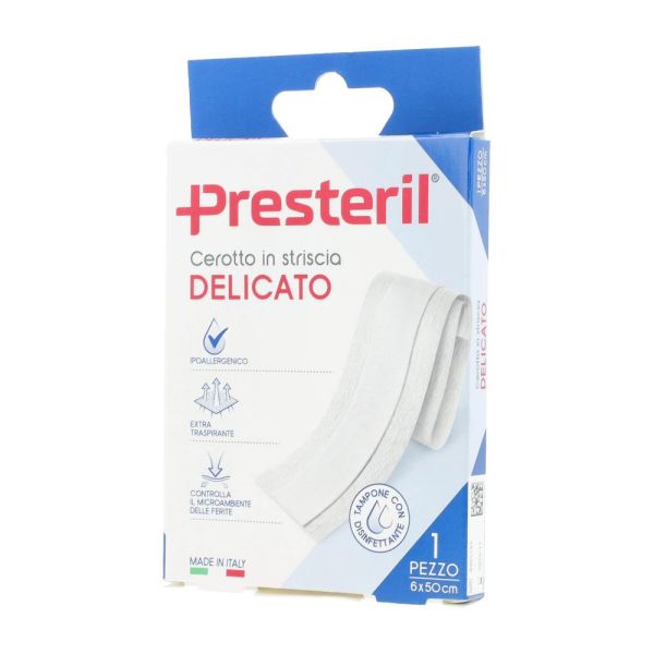 CEROTTO IN STRISCIA MEDIPRESTERIL DELICATO TNT 50X6CM