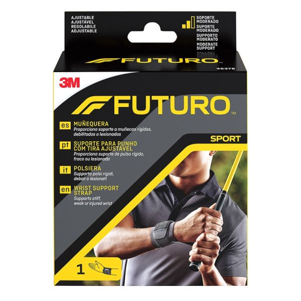FUTURO POLSINO ELASTICO UNIVERSALE SPORT NERO