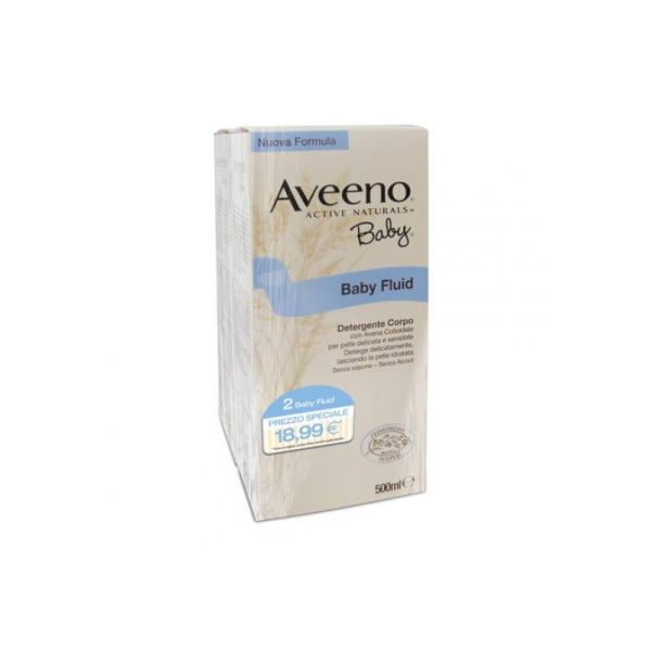 AVEENO BABY FLUID DETERERGENTE BUNDLE 2X500ML