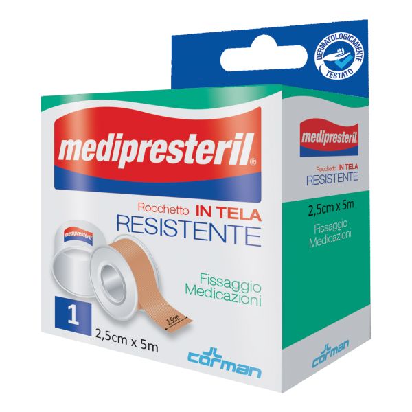 CEROTTO IN ROCCHETTO IN TELA MEDIPRESTERIL 5X250CM
