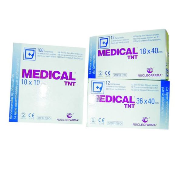 GARZA COMPRESSA STERILE 10CMX10CM 100 PEZZI