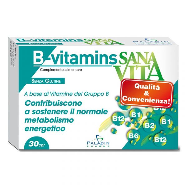 SANAVITA B-VITAMINS 30 COMPRESSE