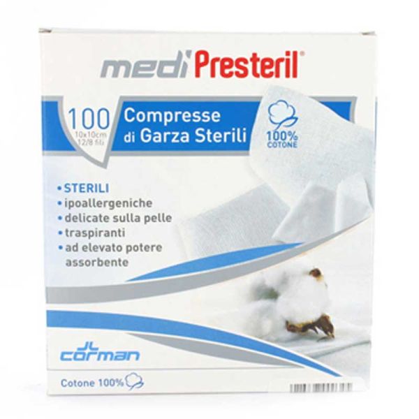 GARZA MEDIPRESTERIL STERILE MONOUSO 18X40 12 PEZZI