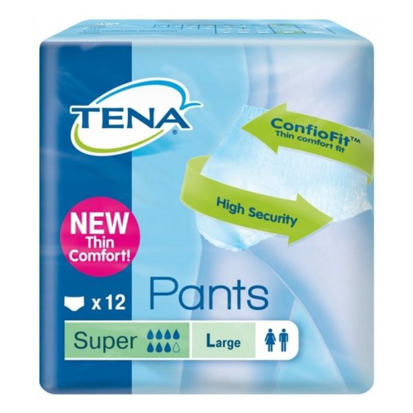 TENA PANTS SUPER PANNOLONI TAGLIA L 12 P