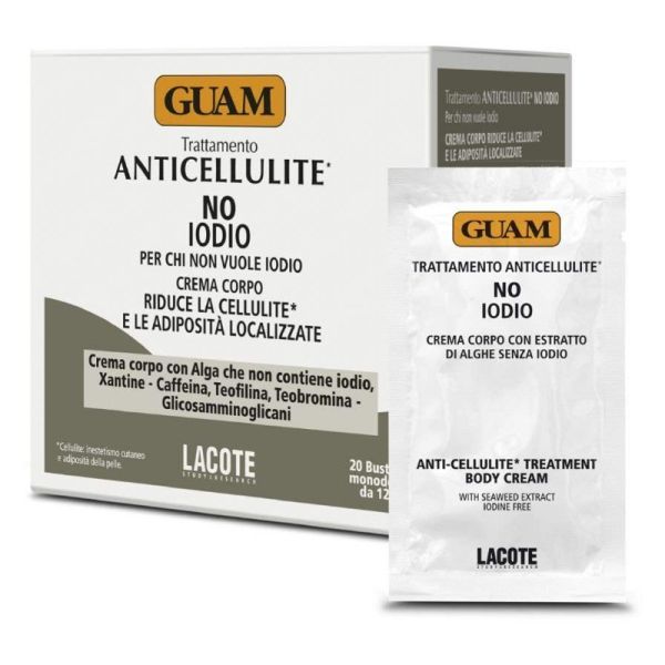 GUAM TRATTAMENTO ANTI CELLULITE NO-IODIO 20 BUST
