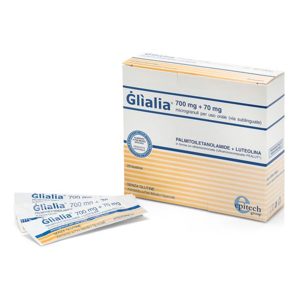 GLIALIA 700 MG + 70 MG MICROGRANULI USO ORALE 20 BUSTINE 1,27 G