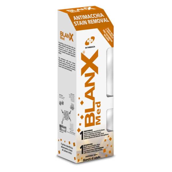 BLANX MED DENTIFRICIO ANTIMACCHIA 100ML + SPAZZOLINO