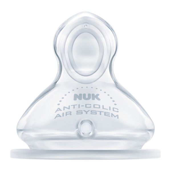 NUK FIRST CHOICE PLUS TETTARELLA SILICONE 1 FORO MEDIO 2 PZ