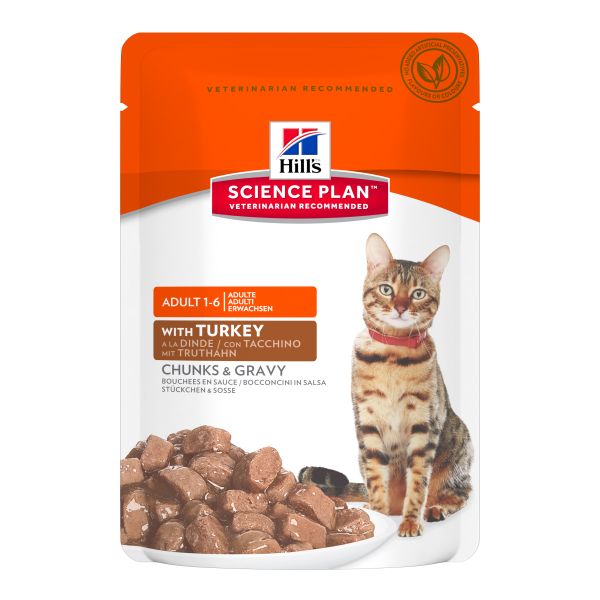 HILLS GATTO WET ADULTO TACCHINO 85 GR