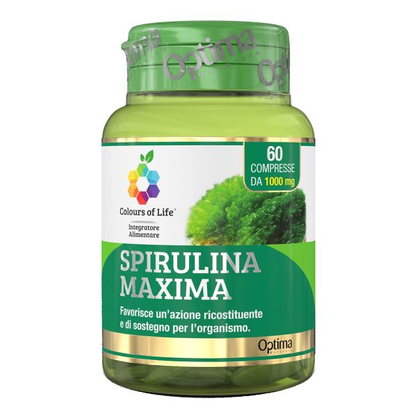 COLOURS OF LIFE SPIRULINA MAXIMA 60 COMPRESSE 1000 MG