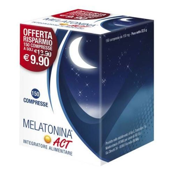 MELATONINA ACT 1 MG 150 COMPRESSE