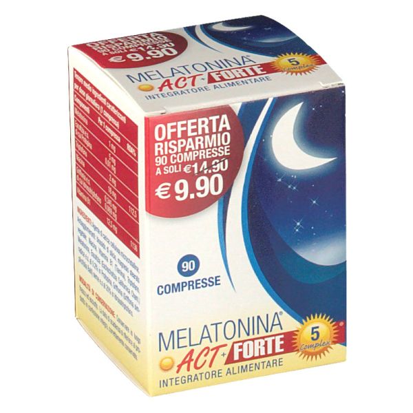 MELATONINA ACT 1MG + MELATONINA ACT FORTE 5MG COMPLEX 90 COMPRESSE