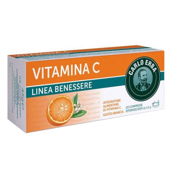 CARLO ERBA VITAMINA C EFFERVESCENTE 10 COMPRESSE