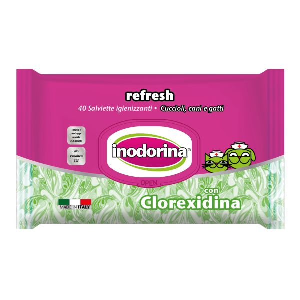 SALVIETTE CLOREXIDINA INODORINA 40 PEZZI